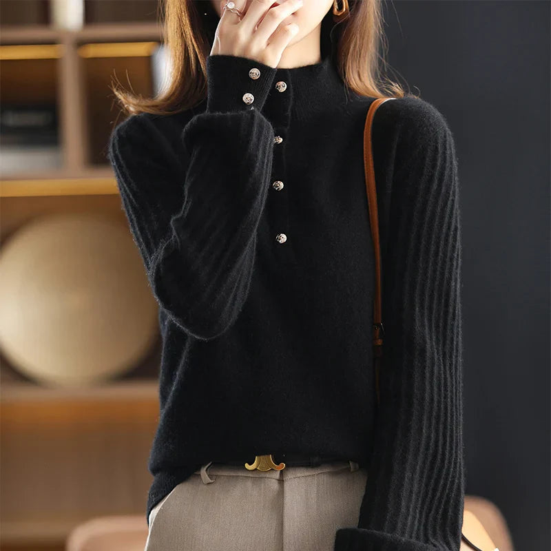 Clara Woods Wool Knit Sweater