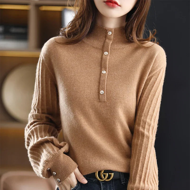 Clara Woods Wool Knit Sweater