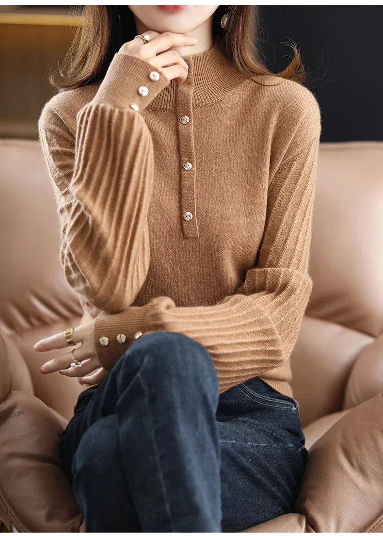 Clara Woods Wool Knit Sweater