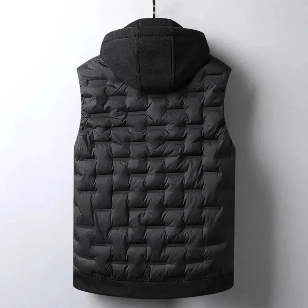 Milan Nylon Hooded Puffer Vest