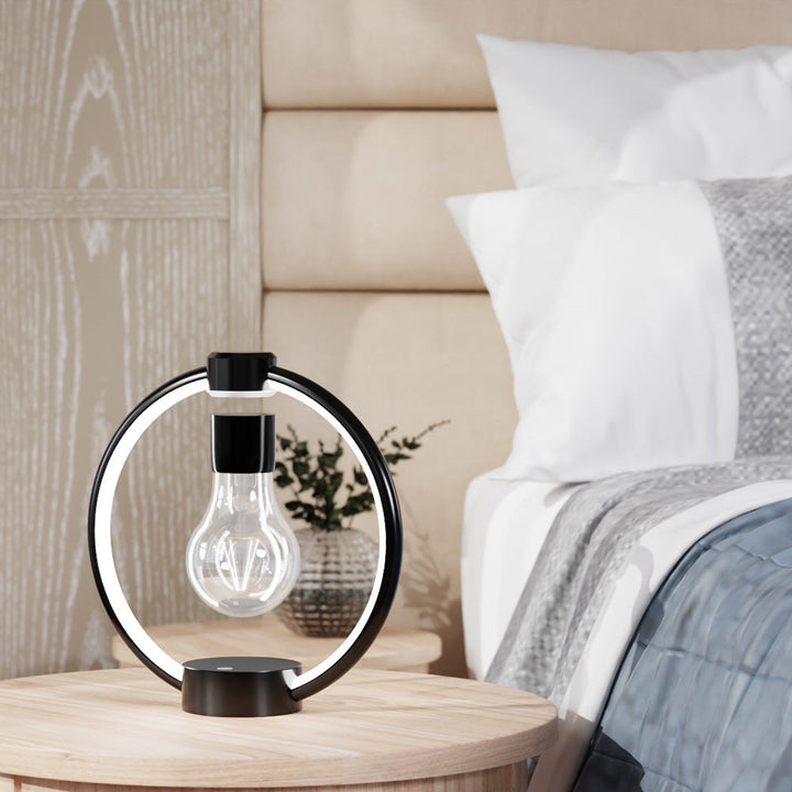 contemporary LED Floating Table Lamp With Glass Frame