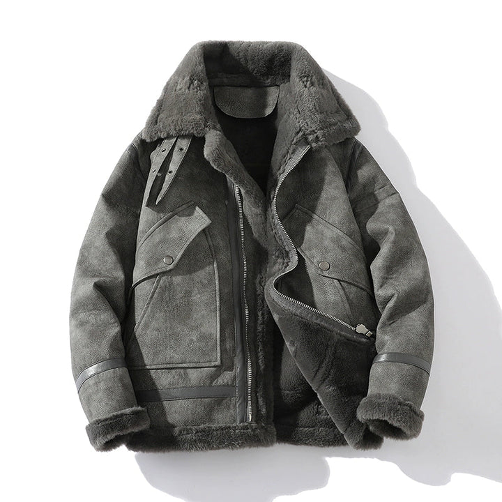 Milan Shearling Moto Jacket