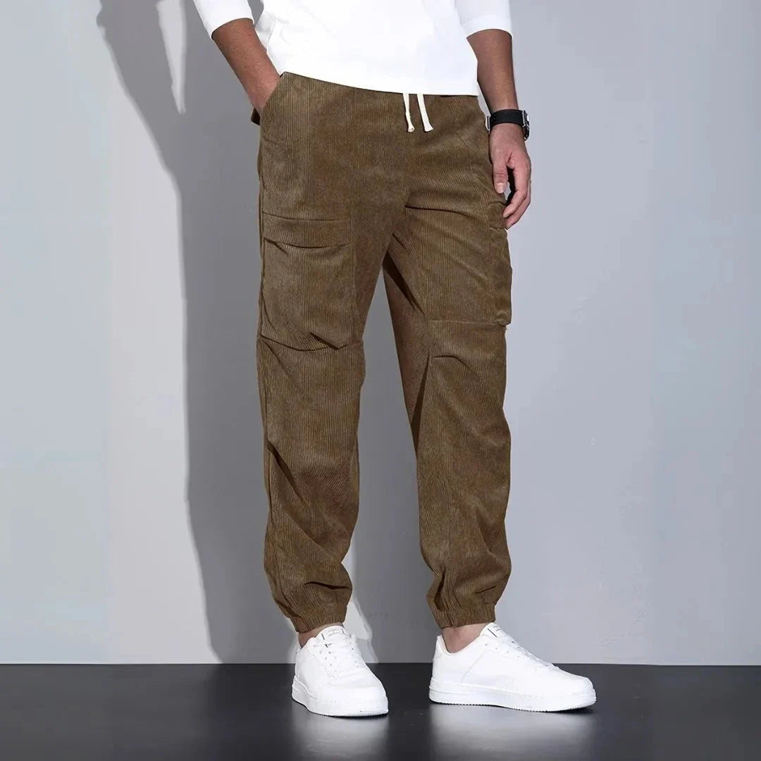Reno Corduroy Cargo Joggers