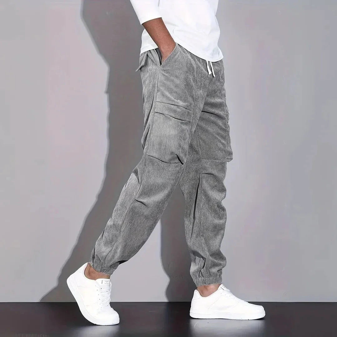 Reno Corduroy Cargo Joggers