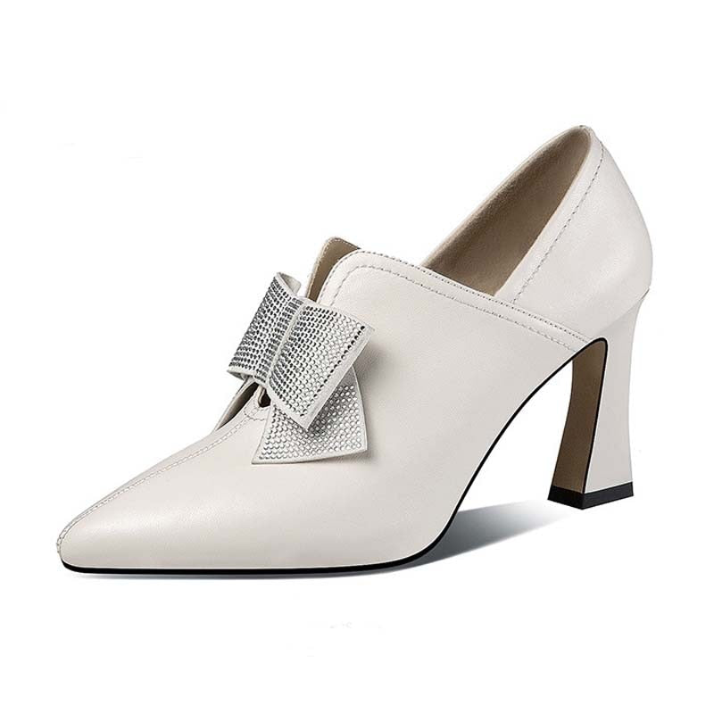 Elegant heels with bow - Sydney Thomas