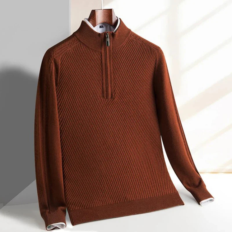 Belmont Merino Half-Zip Sweater