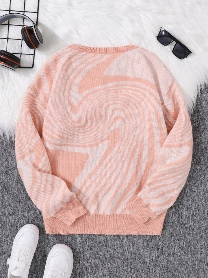 Florence Abstract Wool Pullover