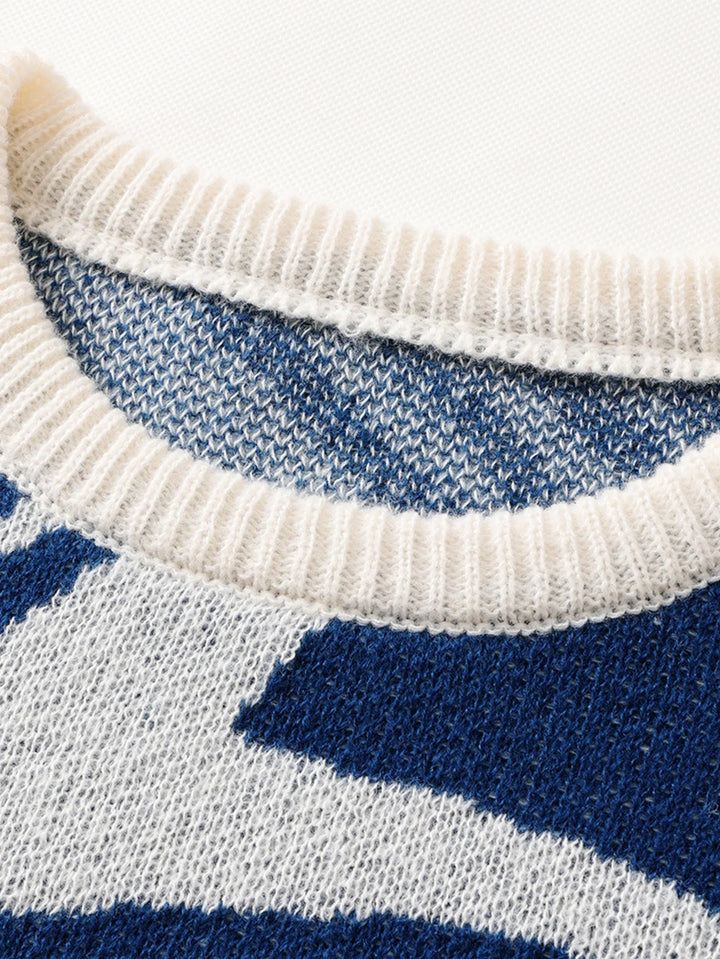 Florence Abstract Wool Pullover