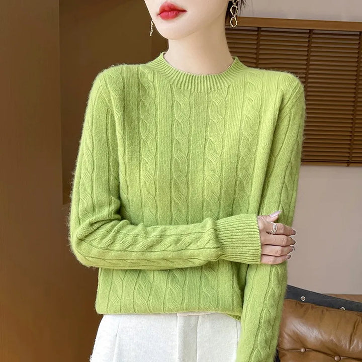 Milan Woolen Semi-Turtleneck Sweater