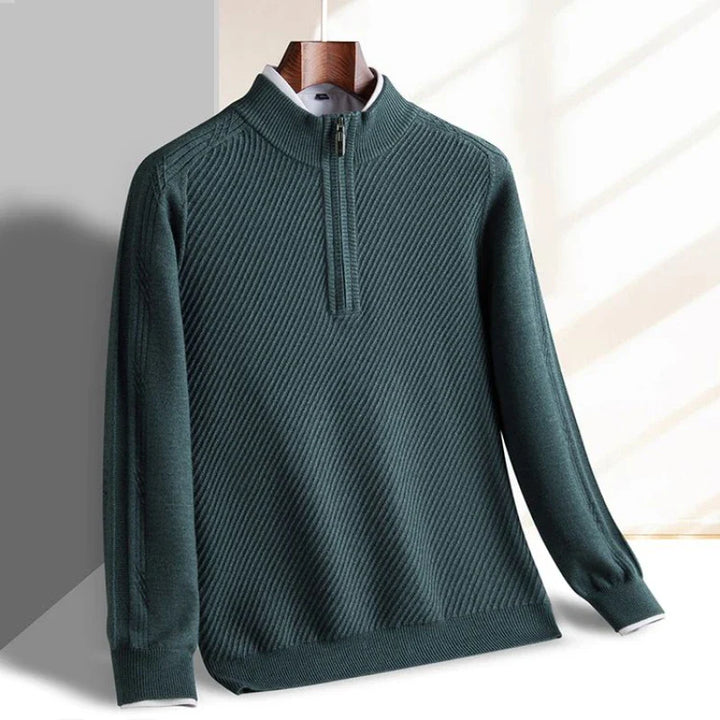 Belmont Merino Half-Zip Sweater