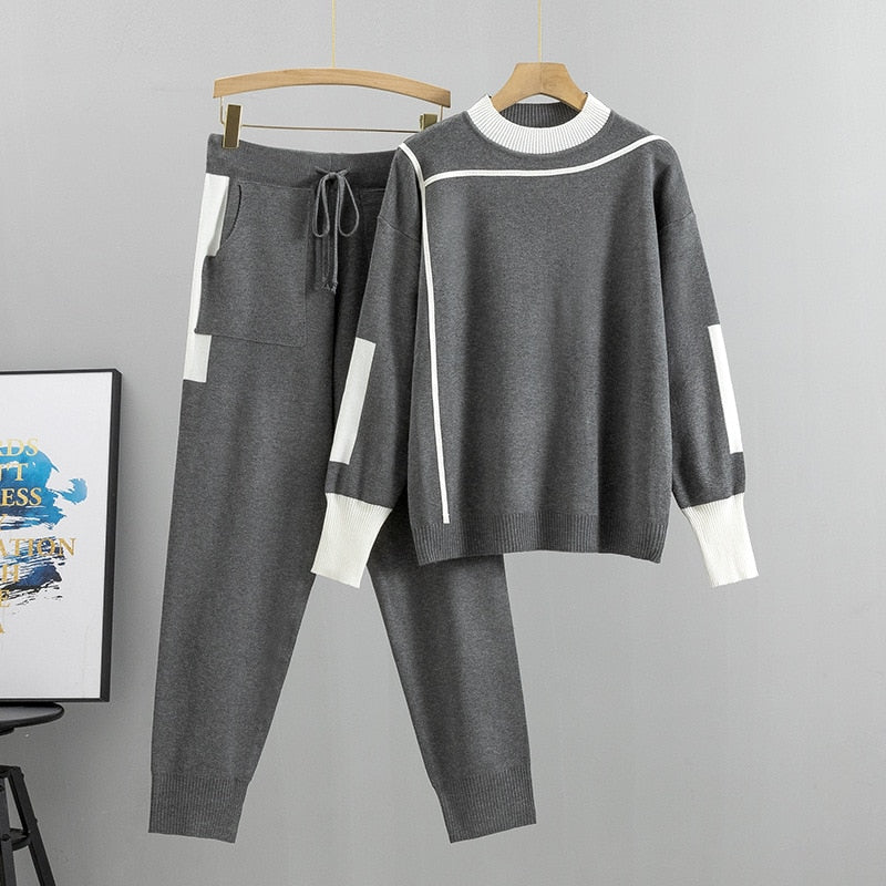 Astra Cashmere Knit Casual Set