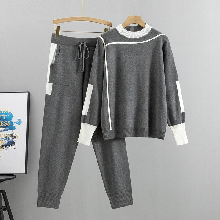 Astra Cashmere Knit Casual Set