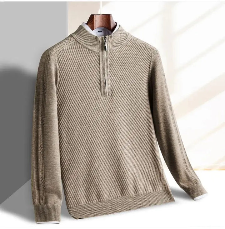 Belmont Merino Half-Zip Sweater