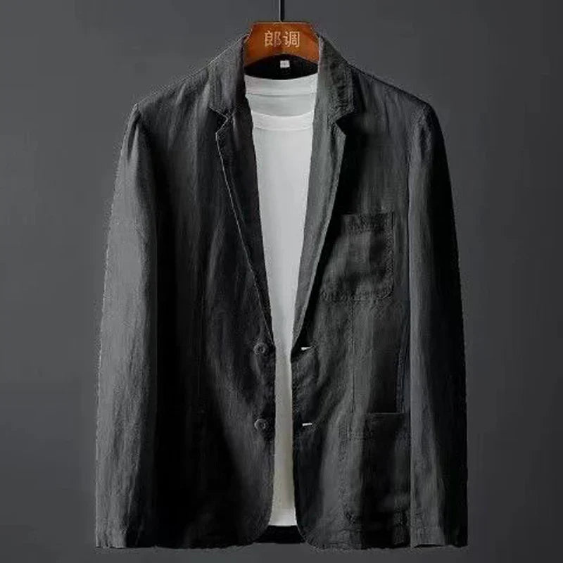 Hollis Vintage-Wash Cotton Blazer