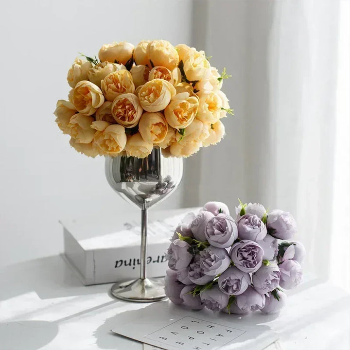 timeless Silk Peony Bouquet