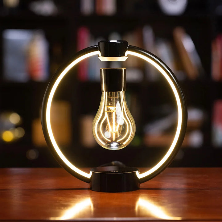 contemporary LED Floating Table Lamp With Glass Frame
