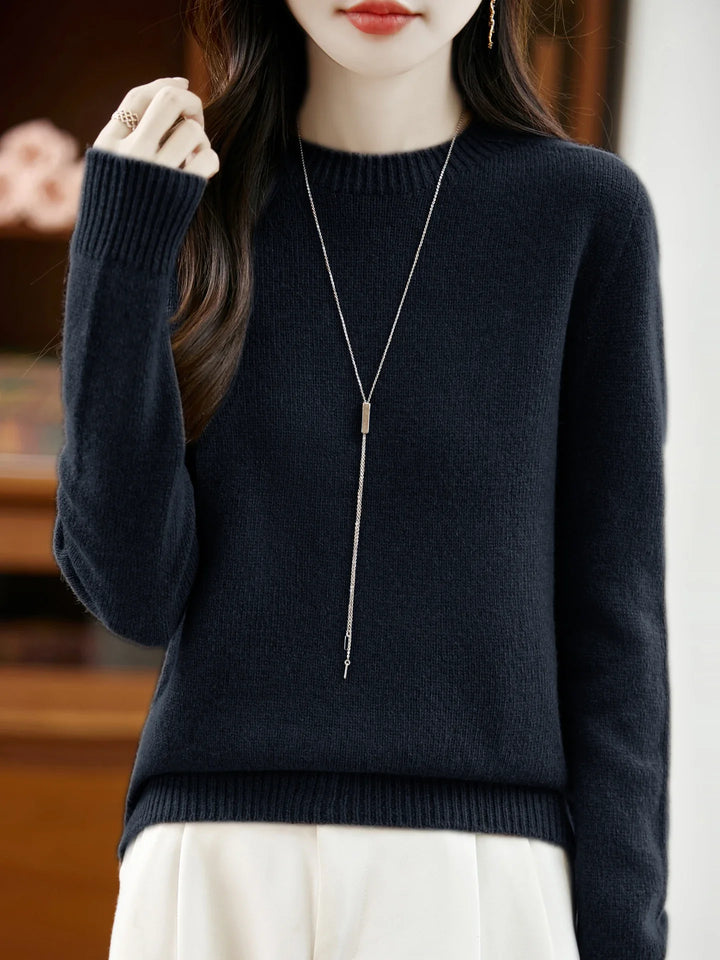 Florence Merino Wool O-Neck Sweater