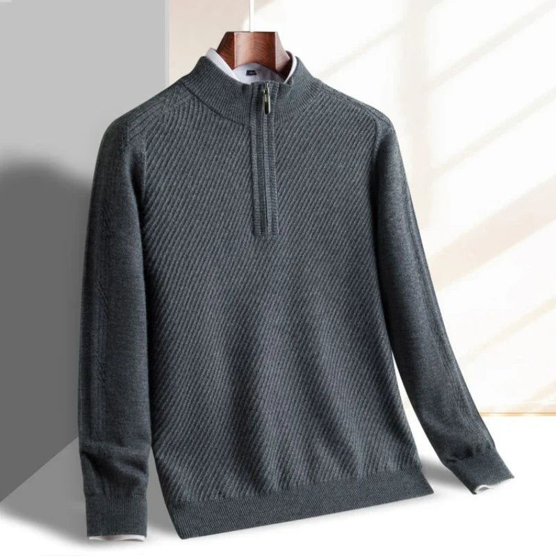 Belmont Merino Half-Zip Sweater