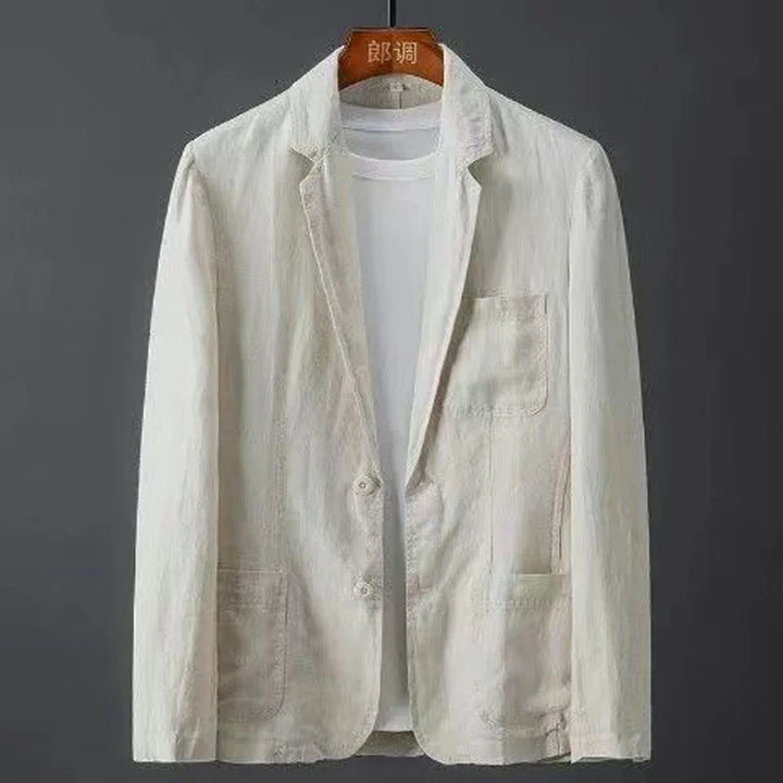 Hollis Vintage-Wash Cotton Blazer