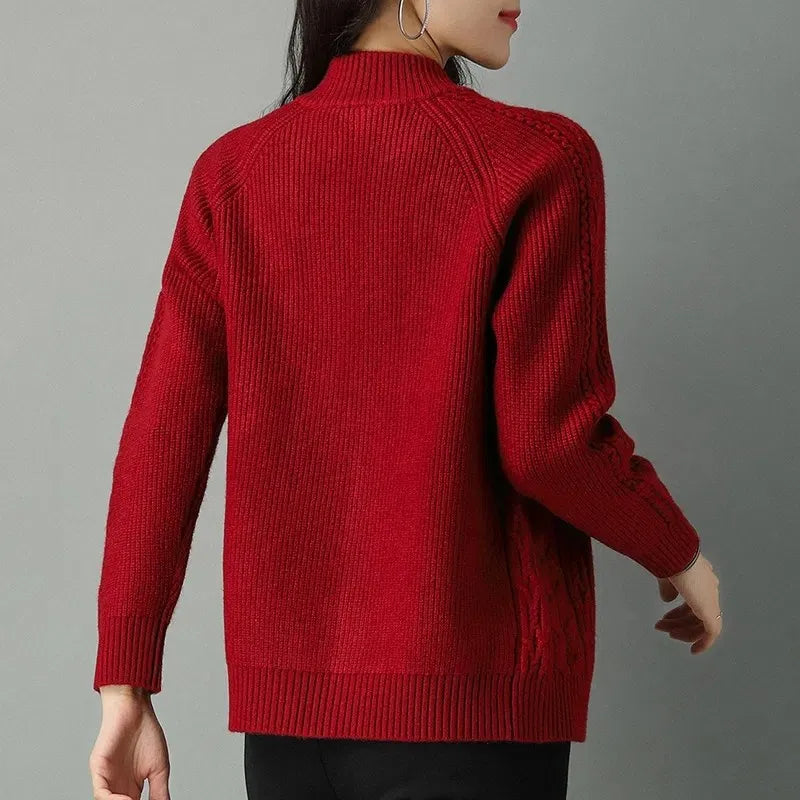 Maren Wool Zip Cardigan