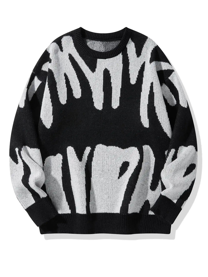 Lisbon Abstract Knit Sweater