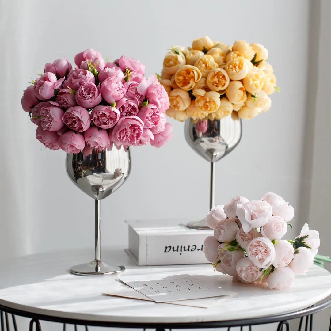 timeless Silk Peony Bouquet