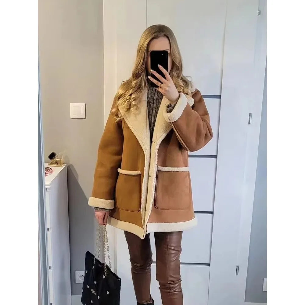 Milan Shearling Overcoat