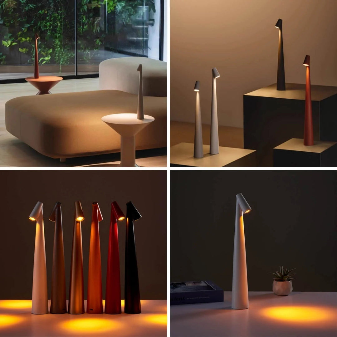 Wireless Table Lamp With LED Light