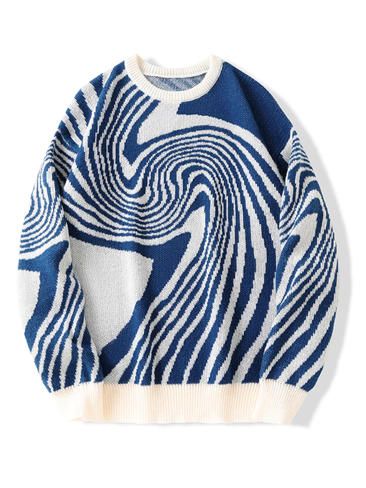Florence Abstract Wool Pullover