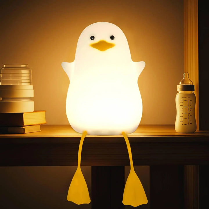 Silicone Duck Night Light With Touch Control