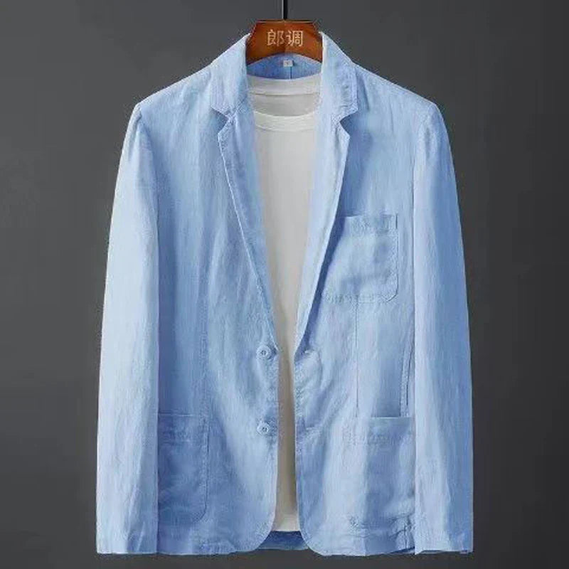Hollis Vintage-Wash Cotton Blazer