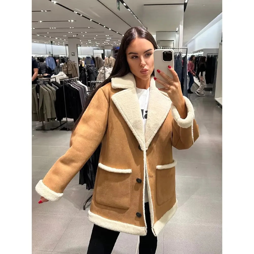 Milan Shearling Overcoat