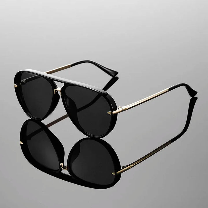 Clark Leather Aviators