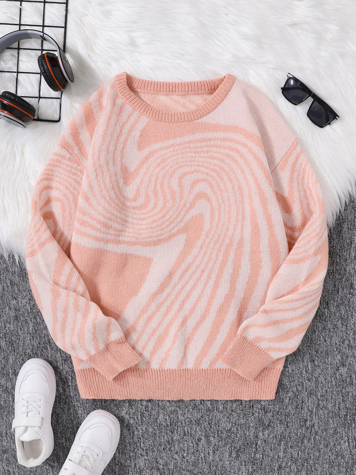 Florence Abstract Wool Pullover