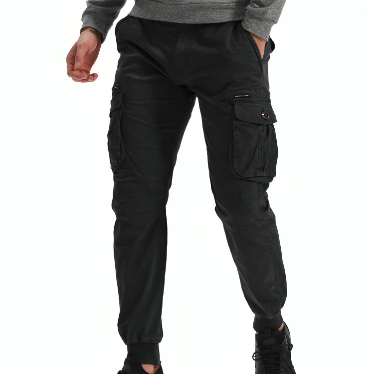 Mens Cotton Cargo Trousers - Sydney Thomas