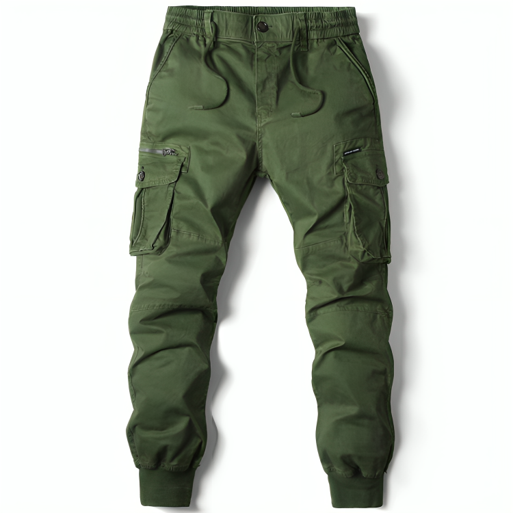 Mens Cotton Cargo Trousers - Sydney Thomas