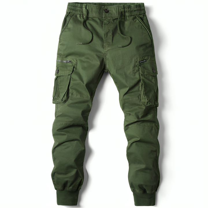 Mens Cotton Cargo Trousers - Sydney Thomas