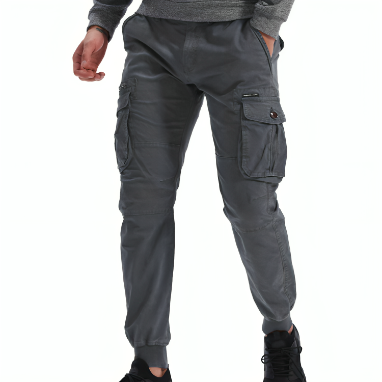 Mens Cotton Cargo Trousers - Sydney Thomas
