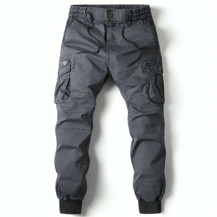 Mens Cotton Cargo Trousers - Sydney Thomas