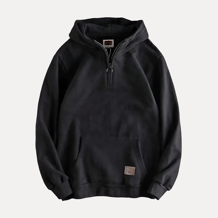 Dover Cotton Half-Zip Hoodie