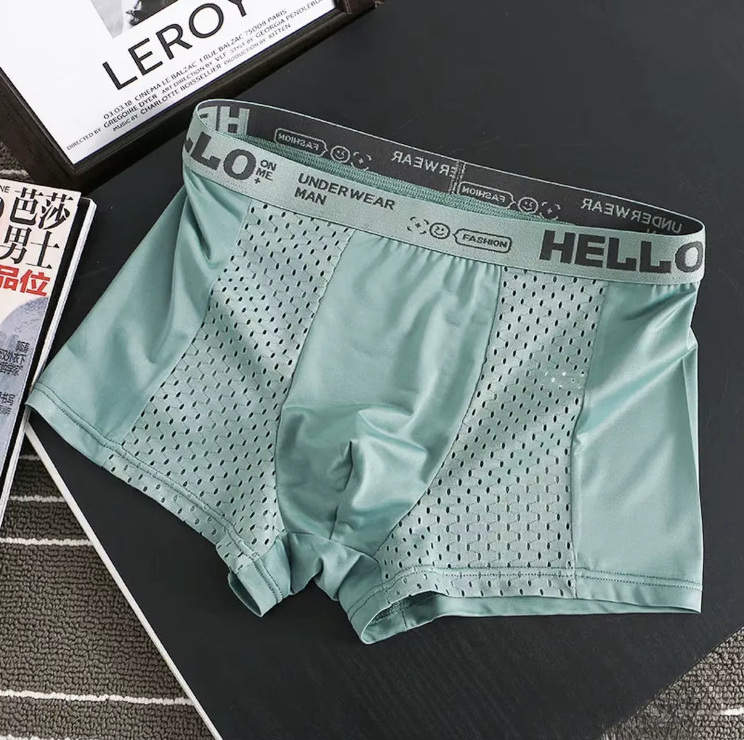 Aero Mesh Cotton Boxer Set