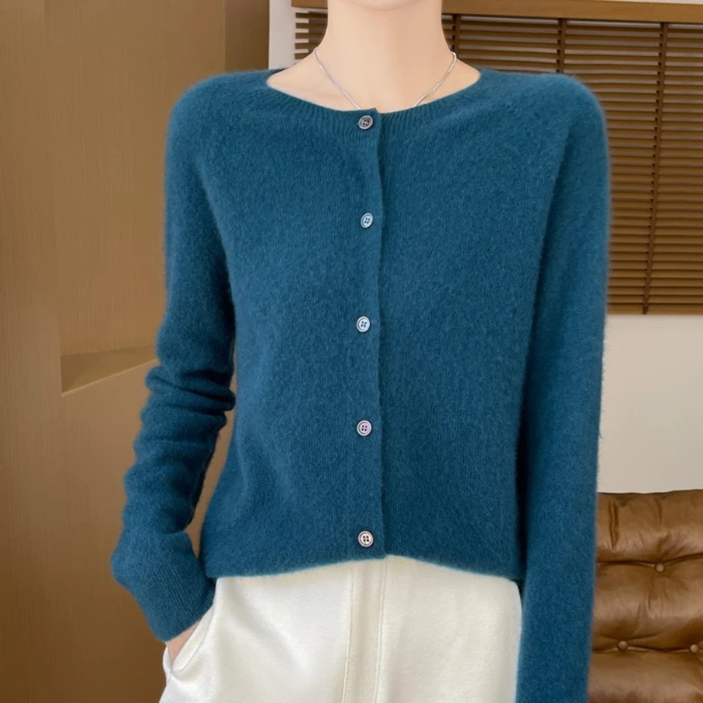 Siena Merino Wool Cardigan