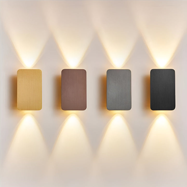 Minimalist Brushed Metal Wall Lamp