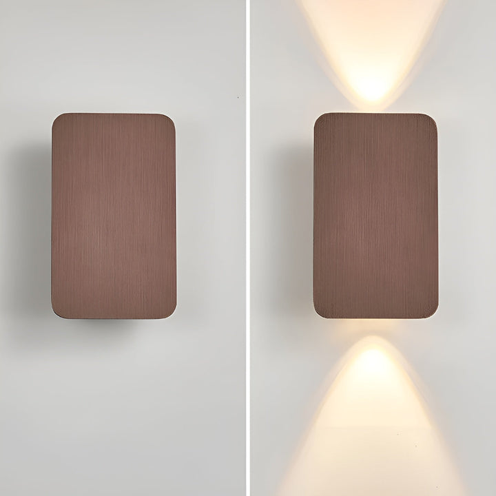 Minimalist Brushed Metal Wall Lamp