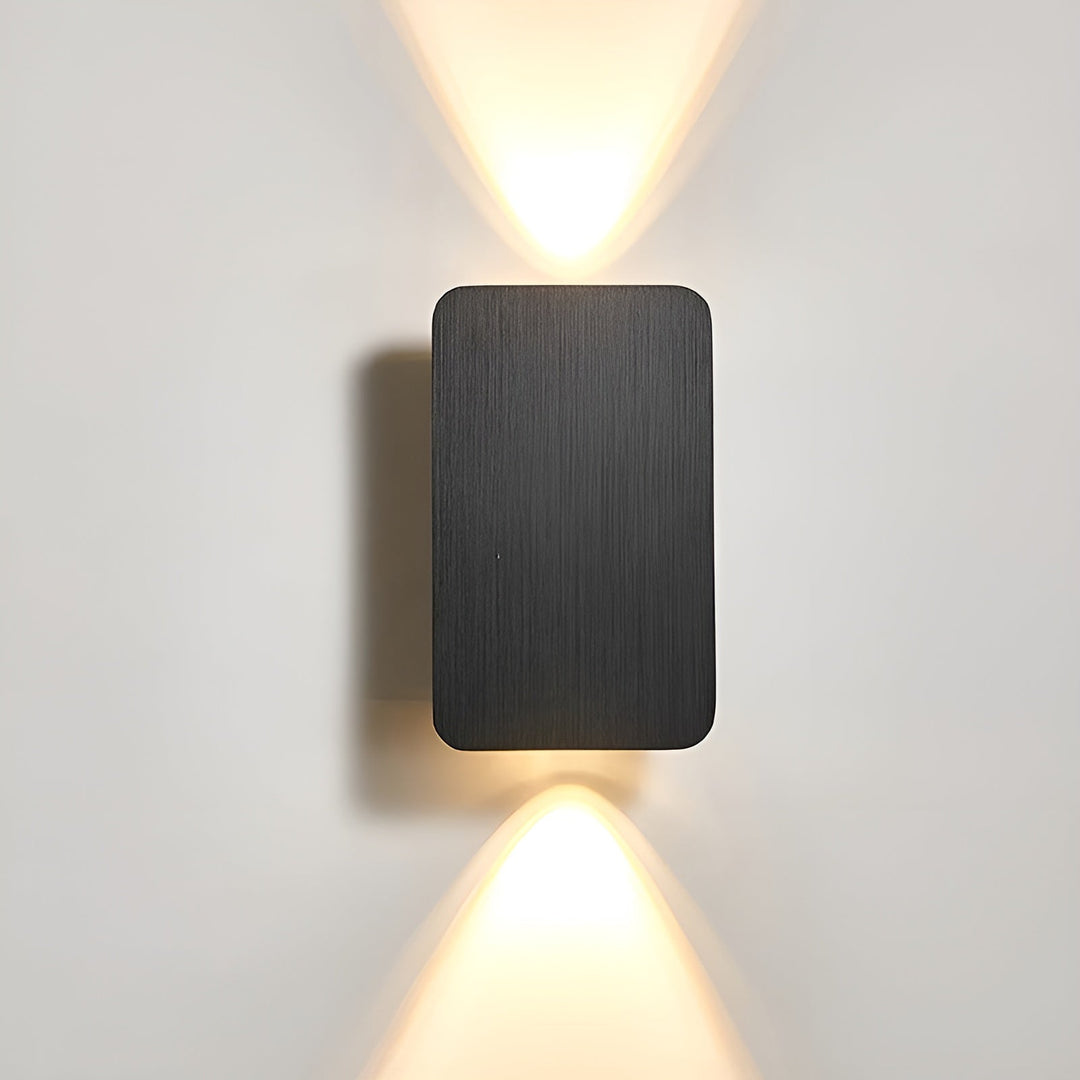Minimalist Brushed Metal Wall Lamp