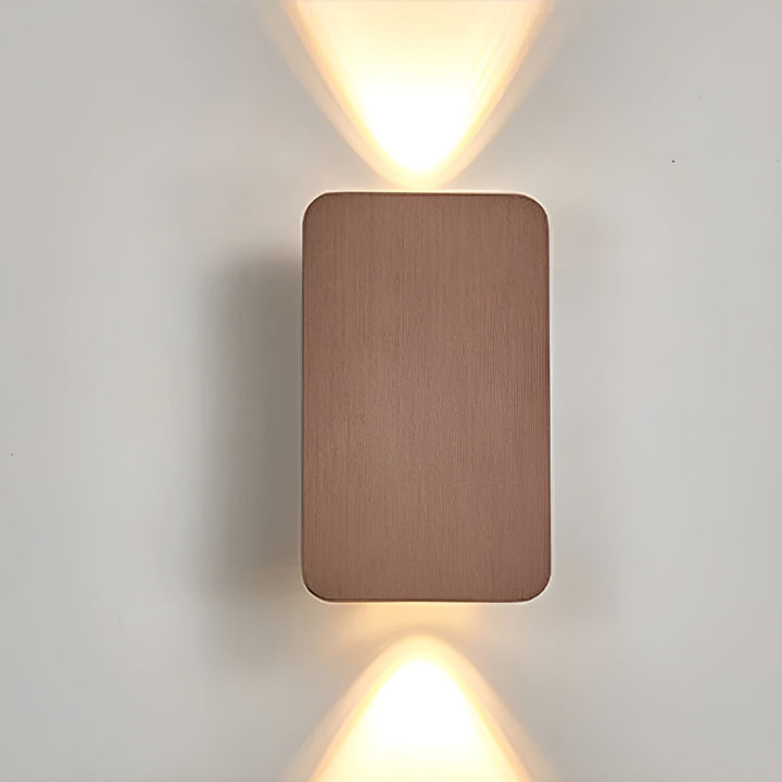 Minimalist Brushed Metal Wall Lamp