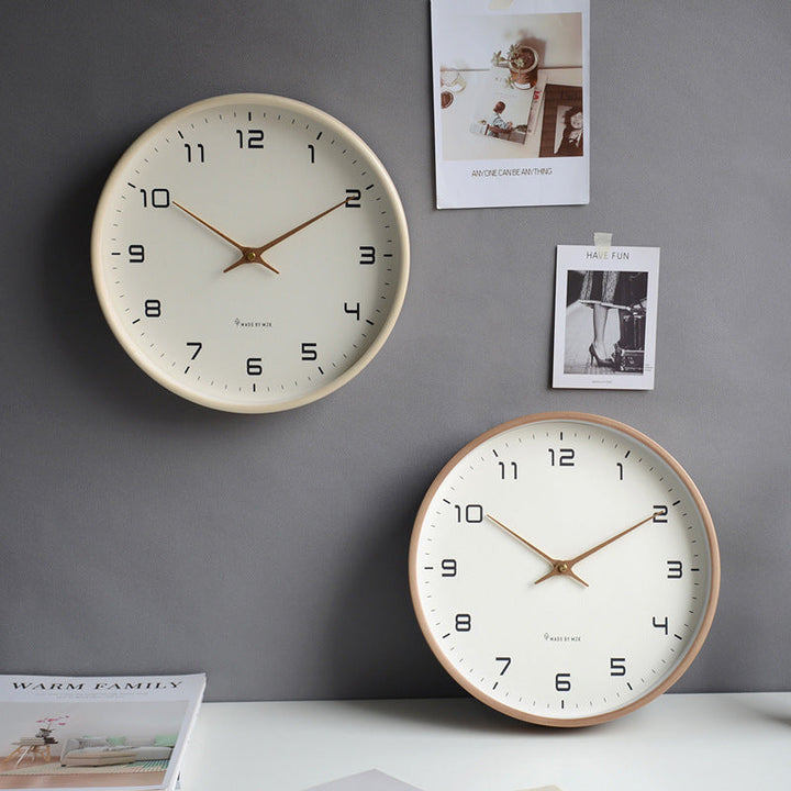 Minimalist Wooden Frame Wall Clock