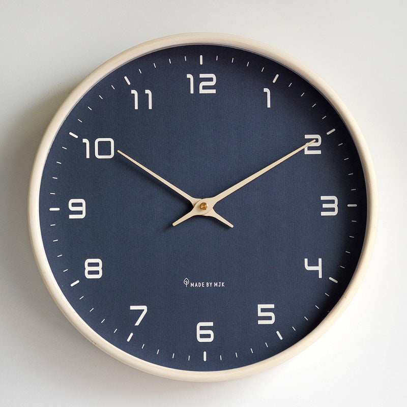 Minimalist Wooden Frame Wall Clock