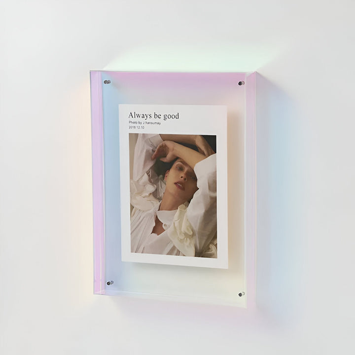 contemporary Acrylic Picture Frame With Transparent Design