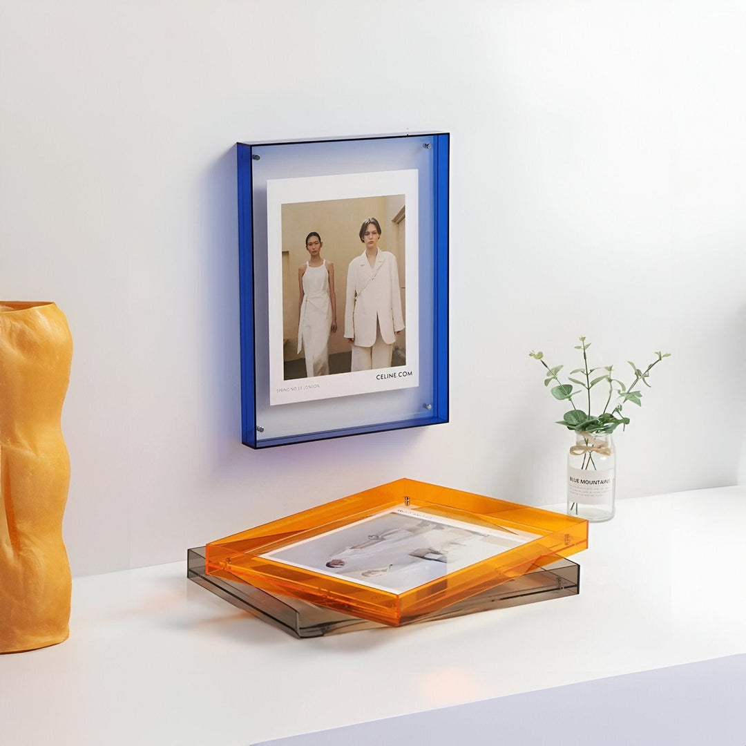 contemporary Acrylic Picture Frame With Transparent Design